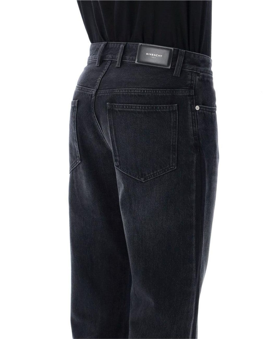 Givenchy Black Couture Seam Jeans for men