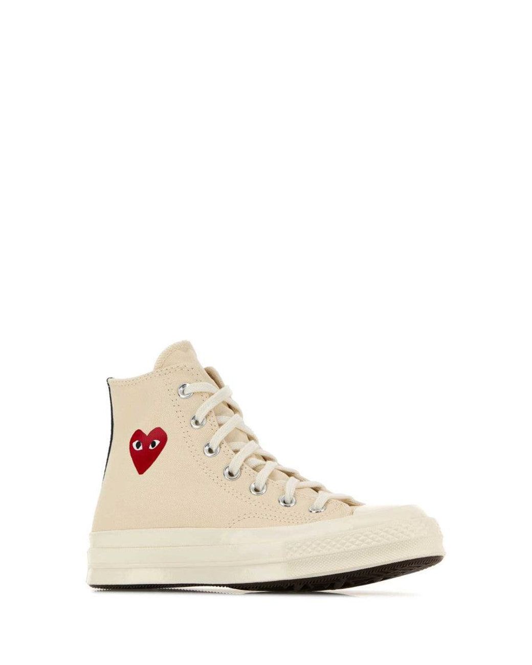 Comme des Garçons Natural Canvas Sneakers