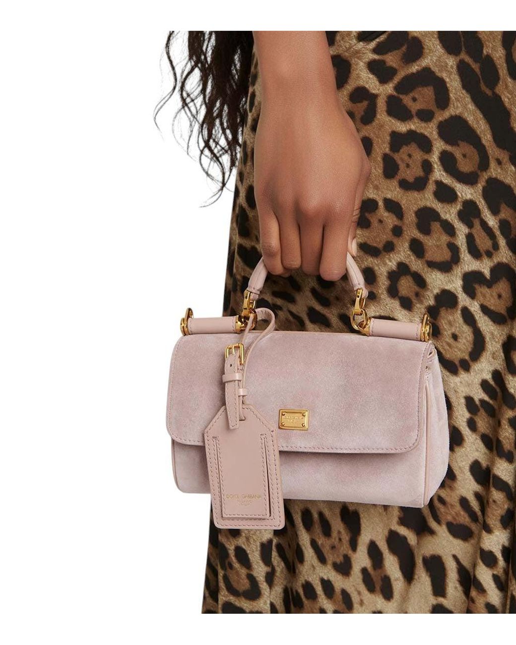 Dolce & Gabbana Pink My Sicily Medium Satchel