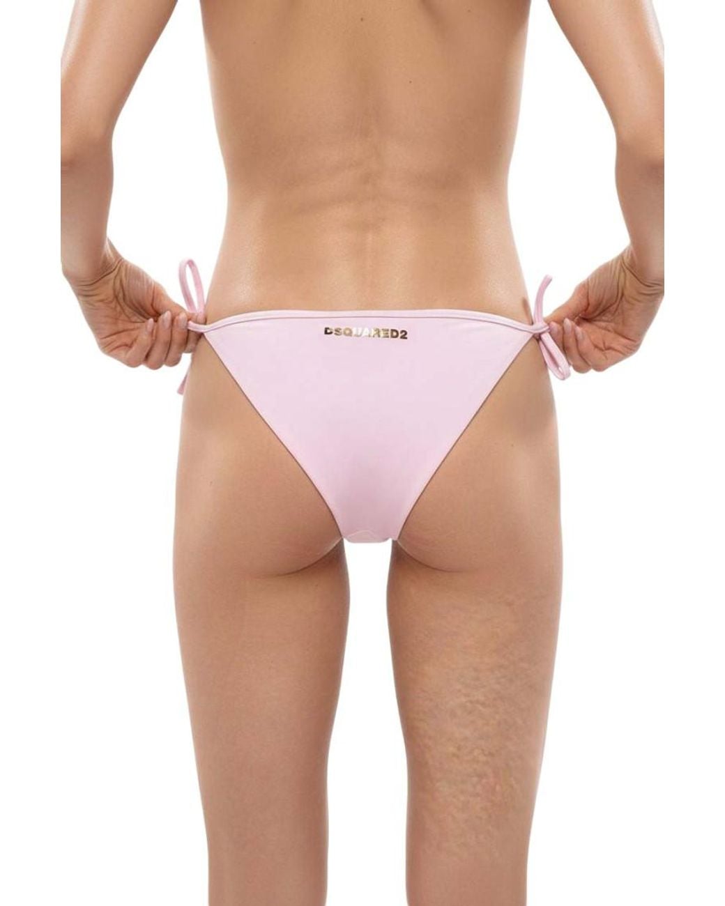 DSquared² Pink Solid Swimwear
