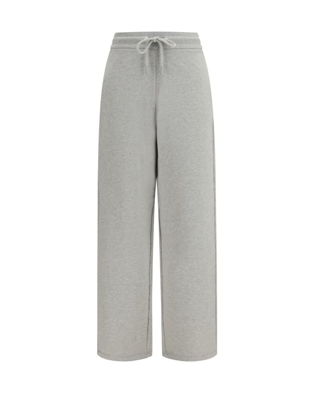 AMI Gray Regular Drawstring Pants