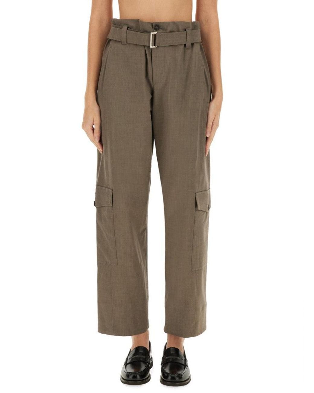 Brunello Cucinelli Natural Straight Cargos Pant