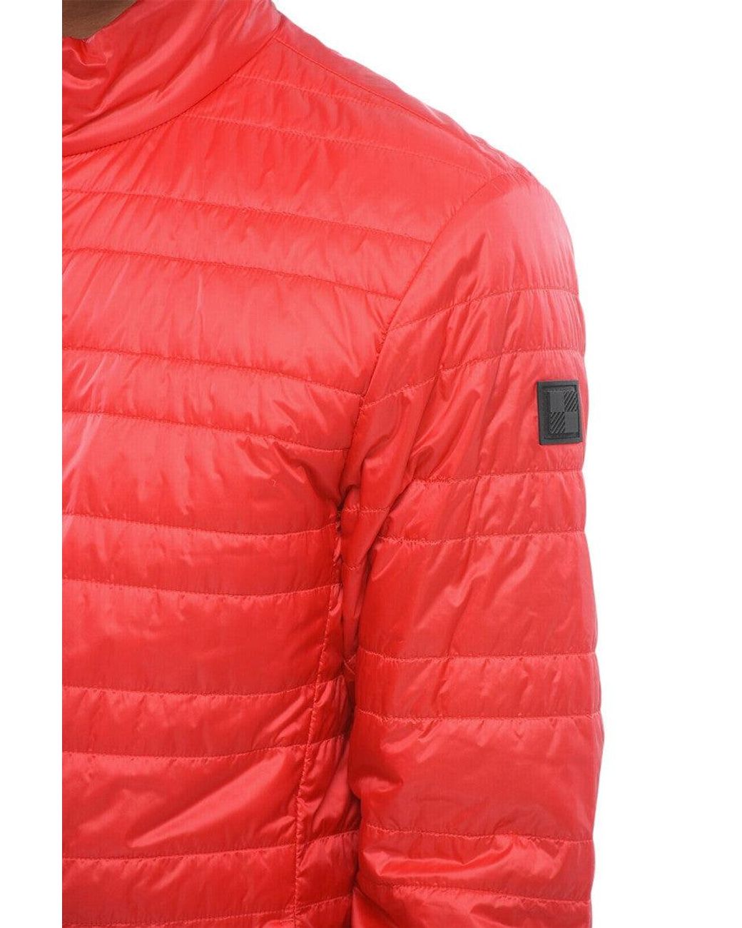 Woolrich Red Quilted Regular Jacket for men