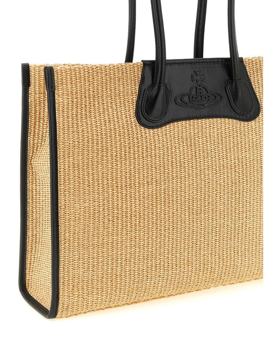 Vivienne Westwood Natural Troy Large Tote