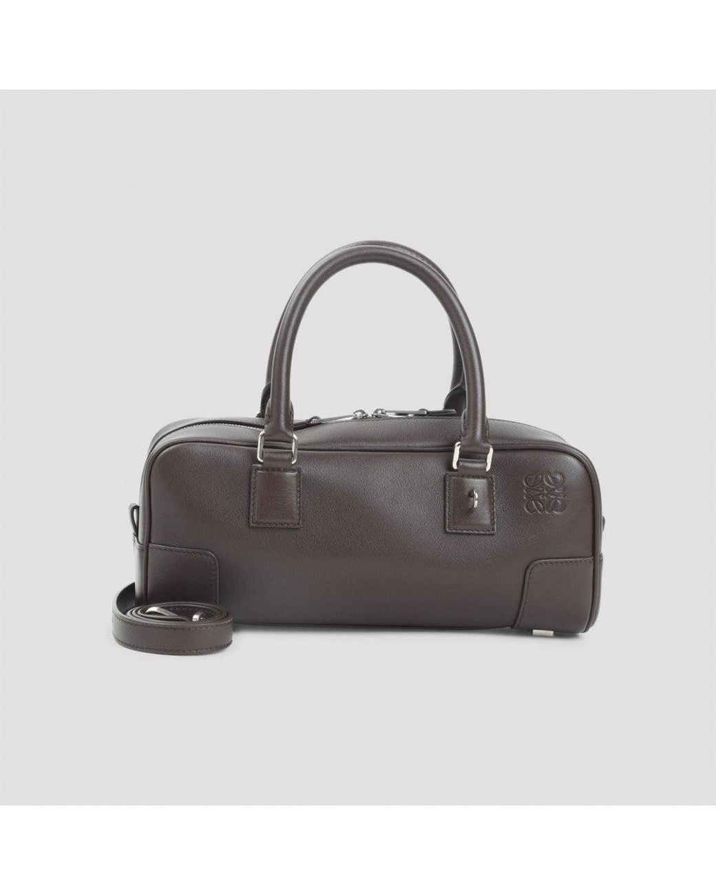 Loewe Gray Dark Amazona 23 Satchel