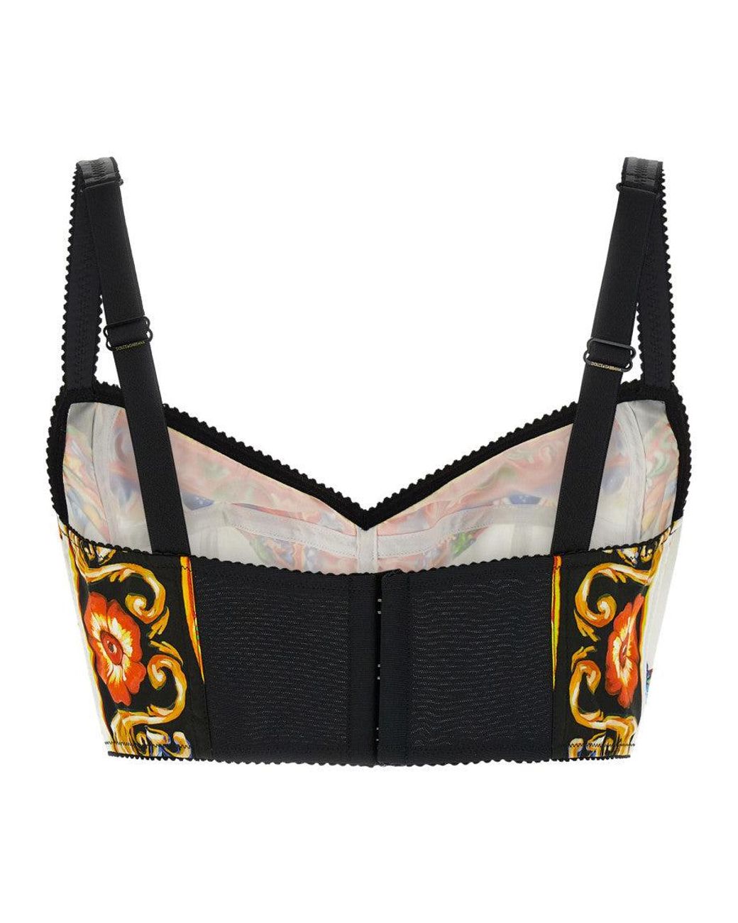 Dolce & Gabbana Pink 'Carretto' Crop Top