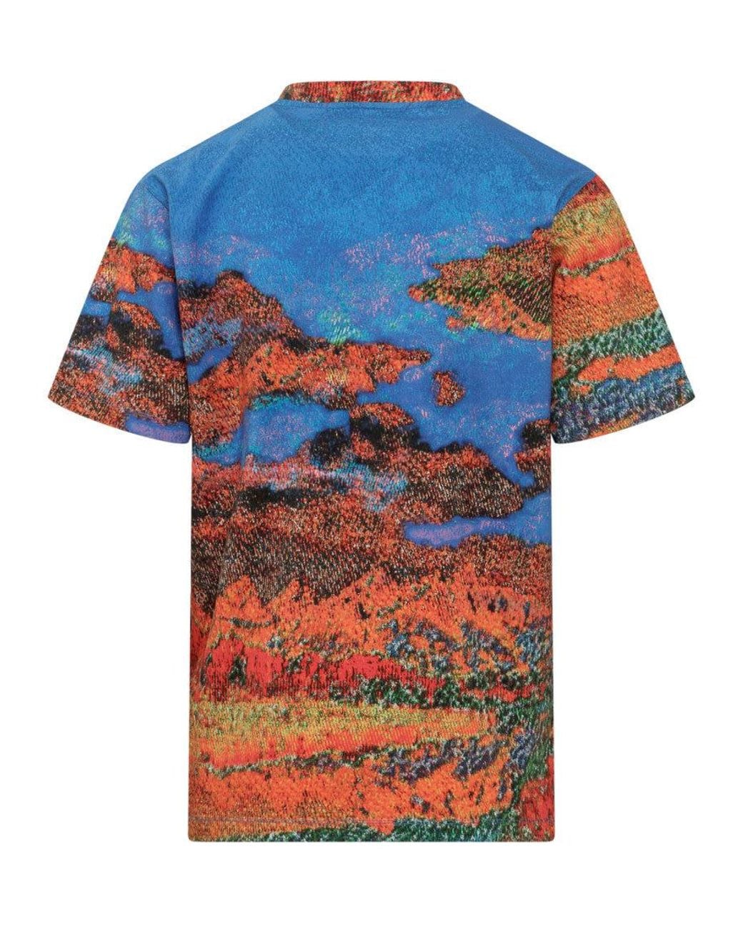 Ambush Blue Printed Crew Neck T-Shirt