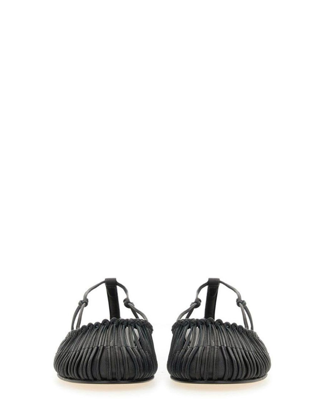 Hereu White Braided Mantera Sandals