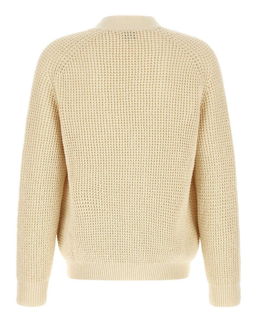 Boss Natural Knitted Cardigan for men