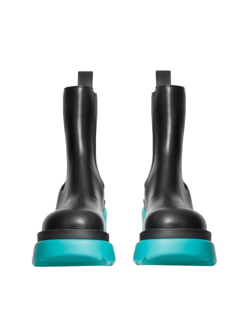 Bottega Veneta Blue Solid Flash Boots