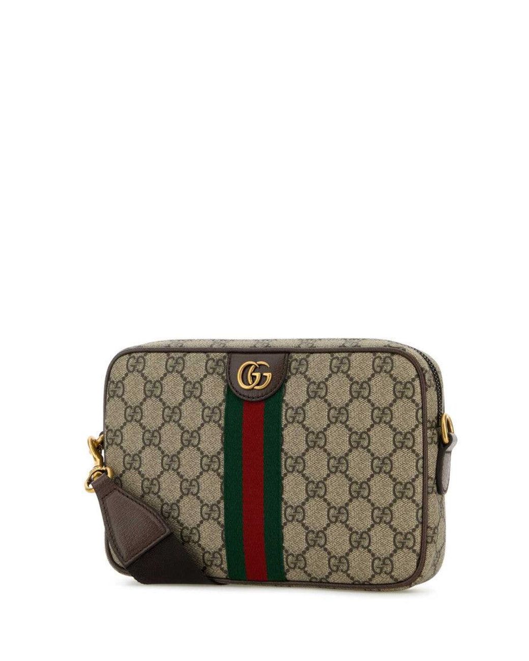 Gucci Gray Ophidia Small Crossbody Bag for men