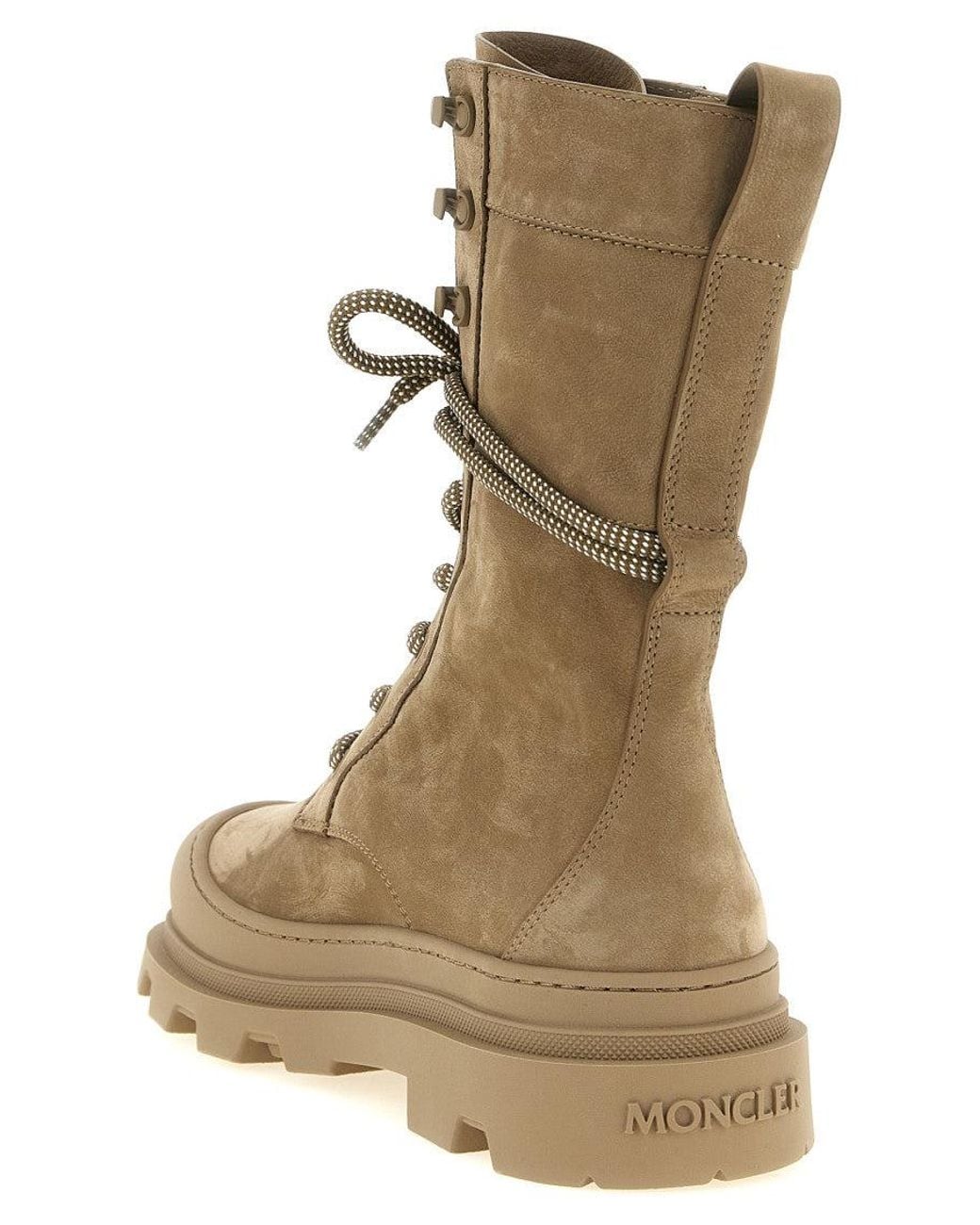 Moncler Brown 'Vera High' Boots