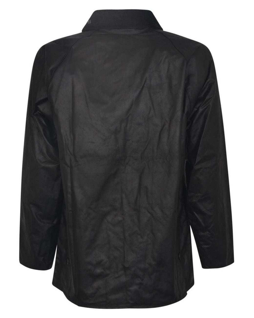 Barbour Black Embroidered Logo Jacket for men