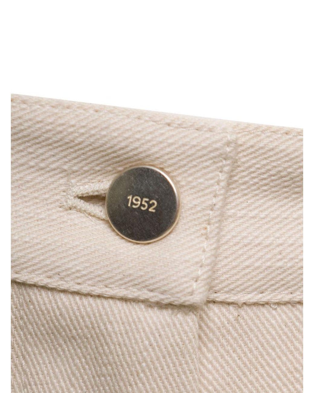 Moncler Natural Cotton Trousers