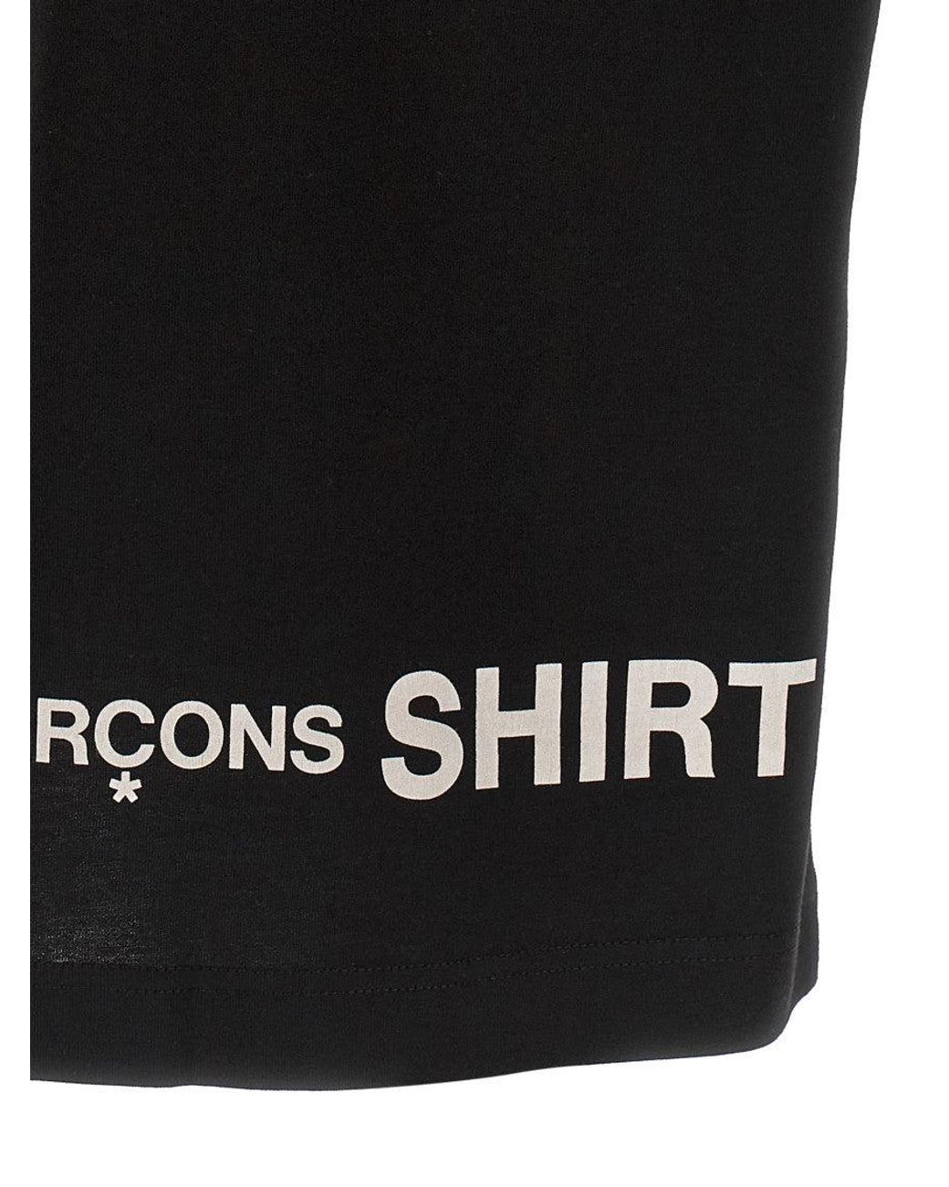 Comme des Garçons Black Logo Print T-Shirt for men