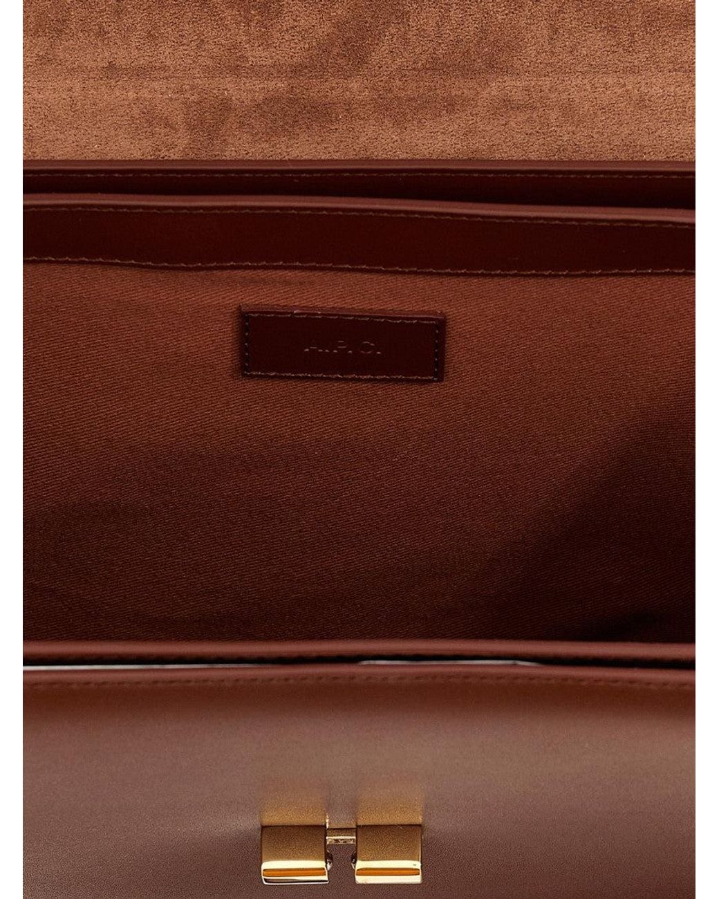 A.P.C. Brown Grace Crossbody Bag