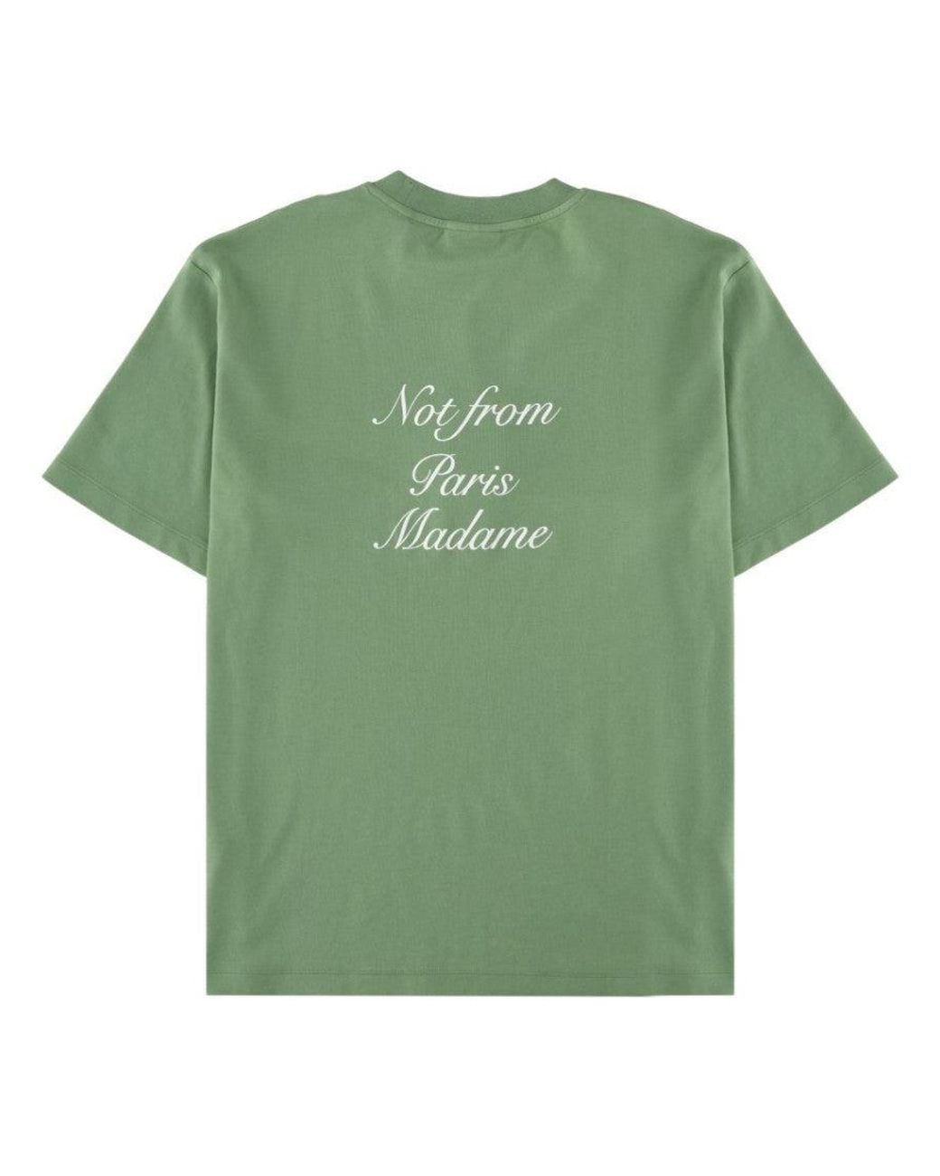 Drole de Monsieur Green Light Crew Neck T-Shirt for men