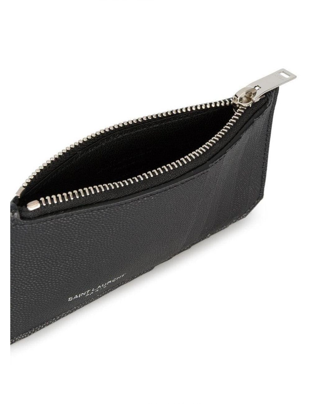 Saint Laurent Black Card Holder Accessories for men