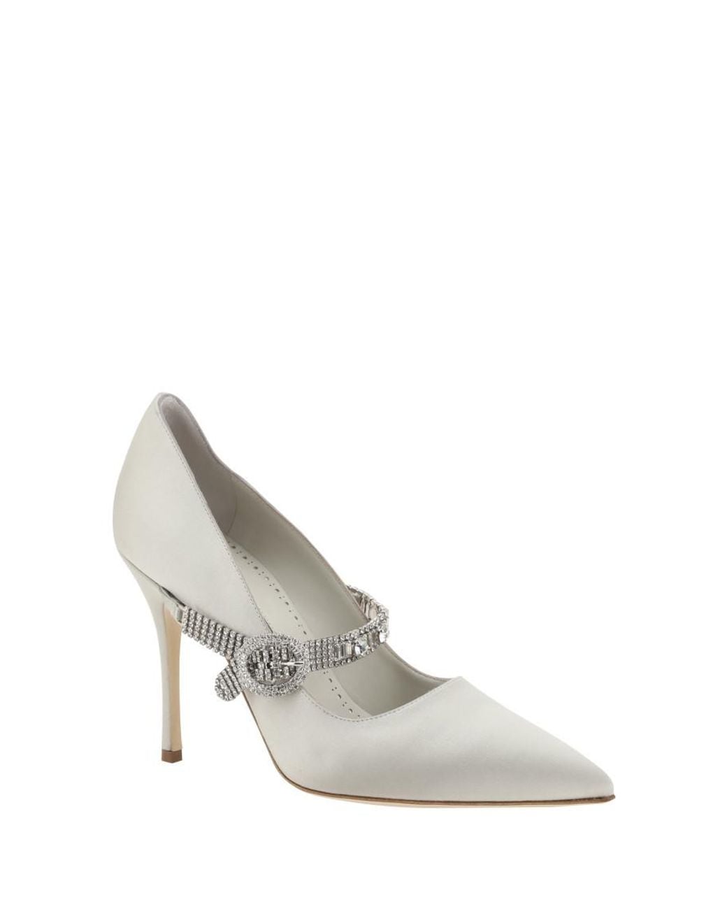 Manolo Blahnik White Pumps