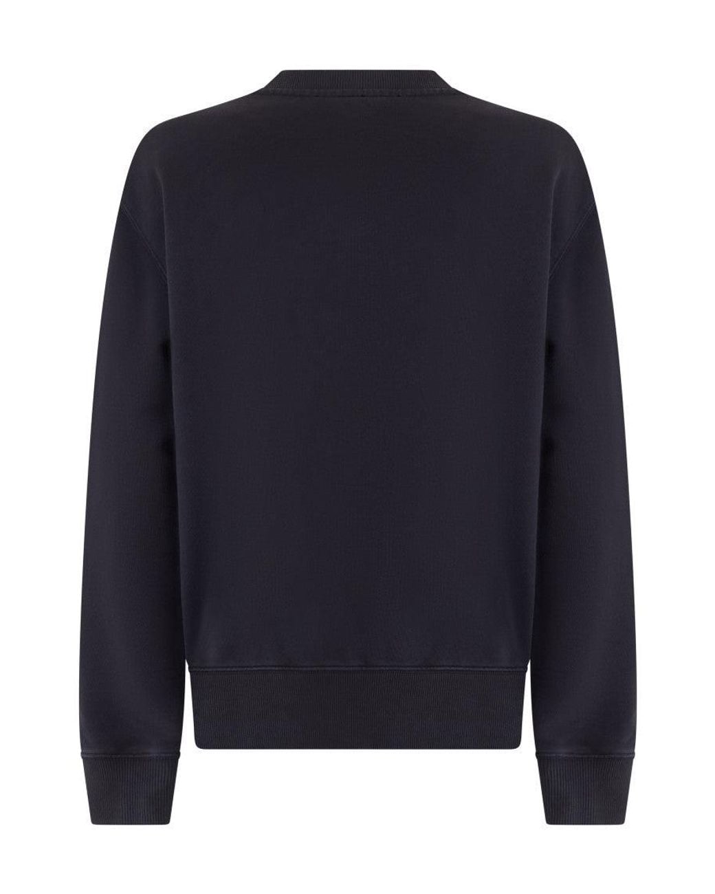 Boss Blue Solid Crew Neck Sweatshirt for men