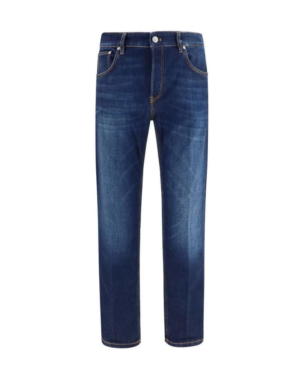 PT Torino Blue Mid Rise Jeans for men