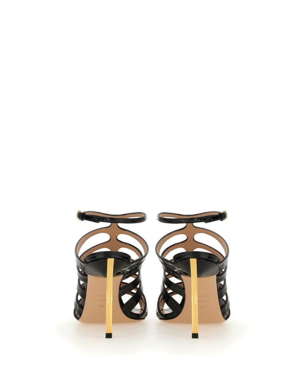 Tom Ford White Sophisticated Leather Sandal