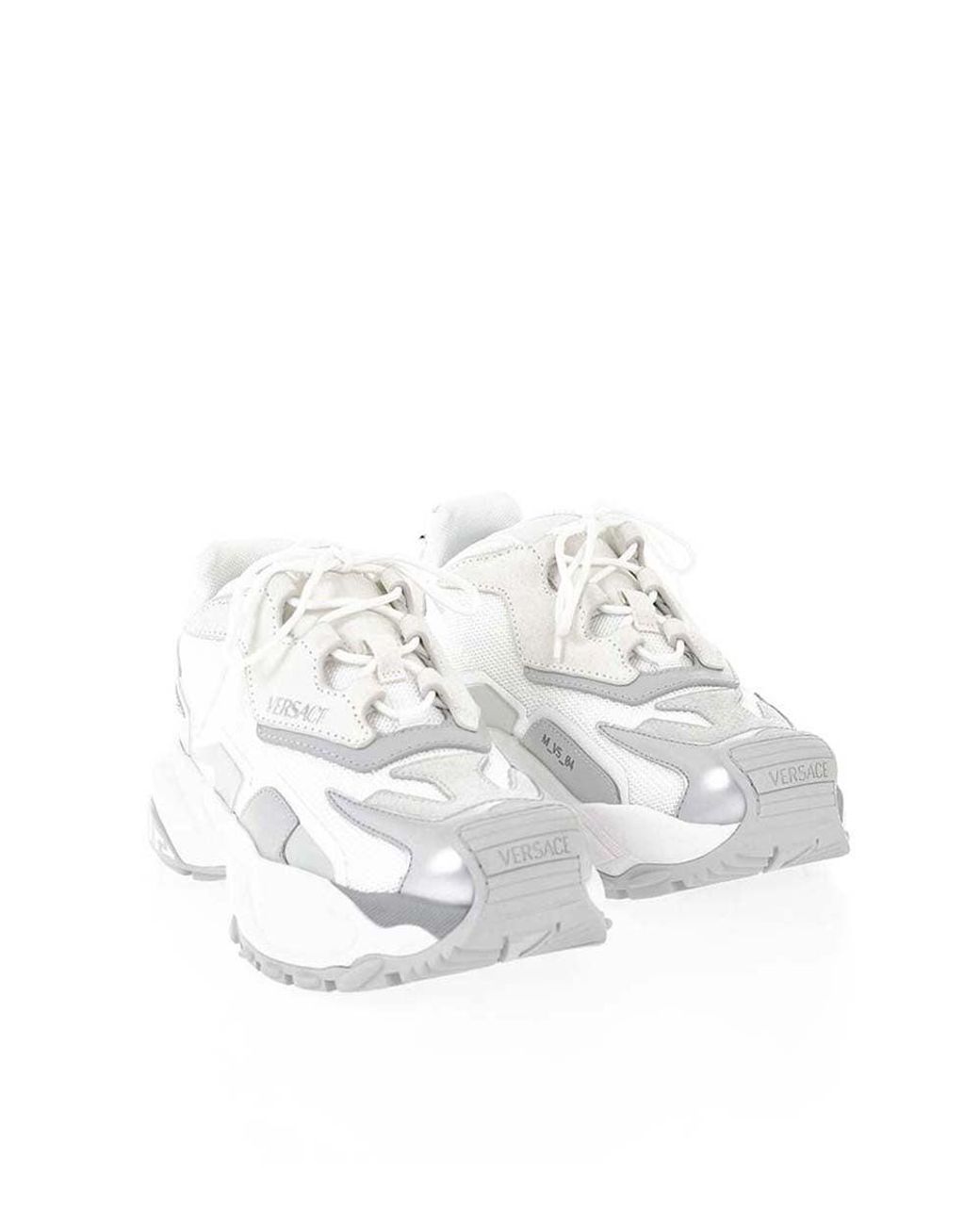 Versace White Logo Iconic Sneakers