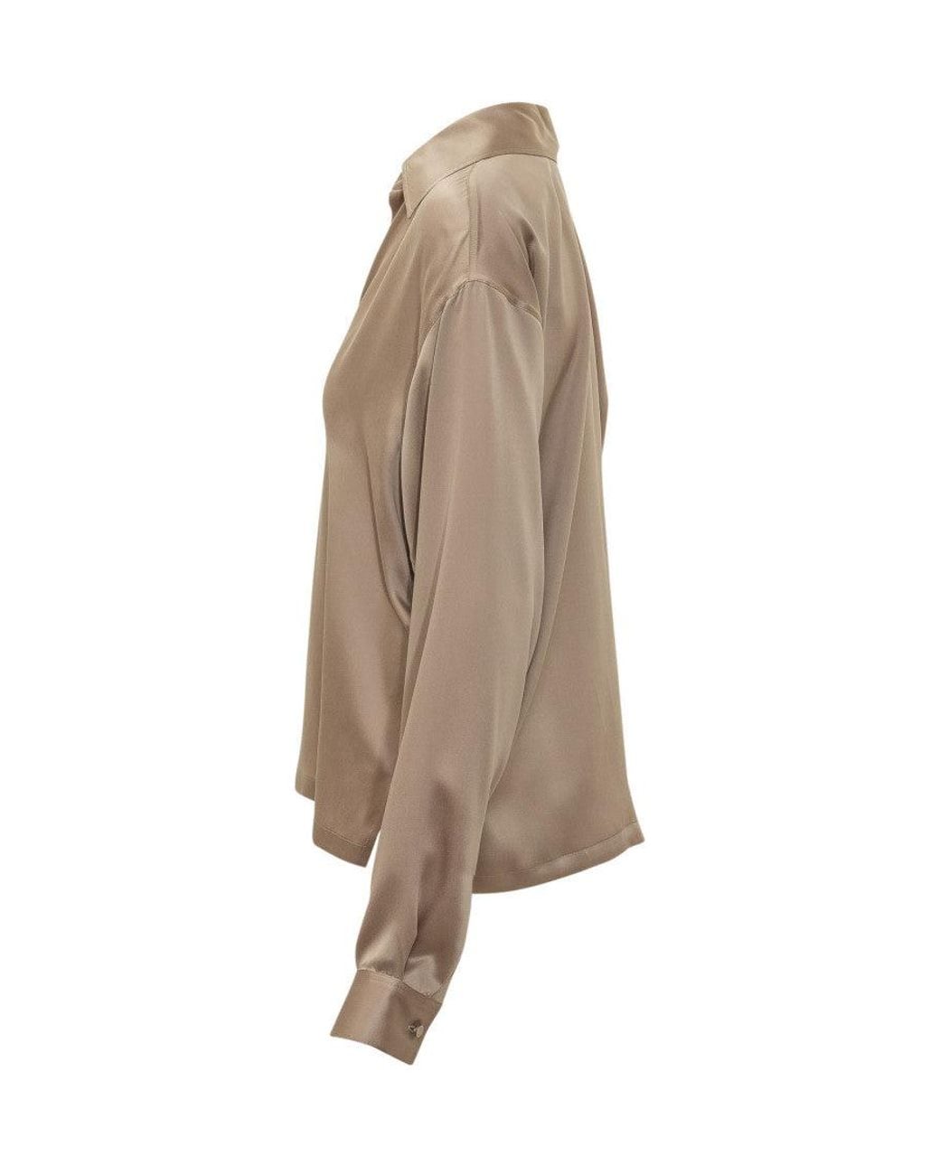 Tom Ford Natural Silk Satin Polo