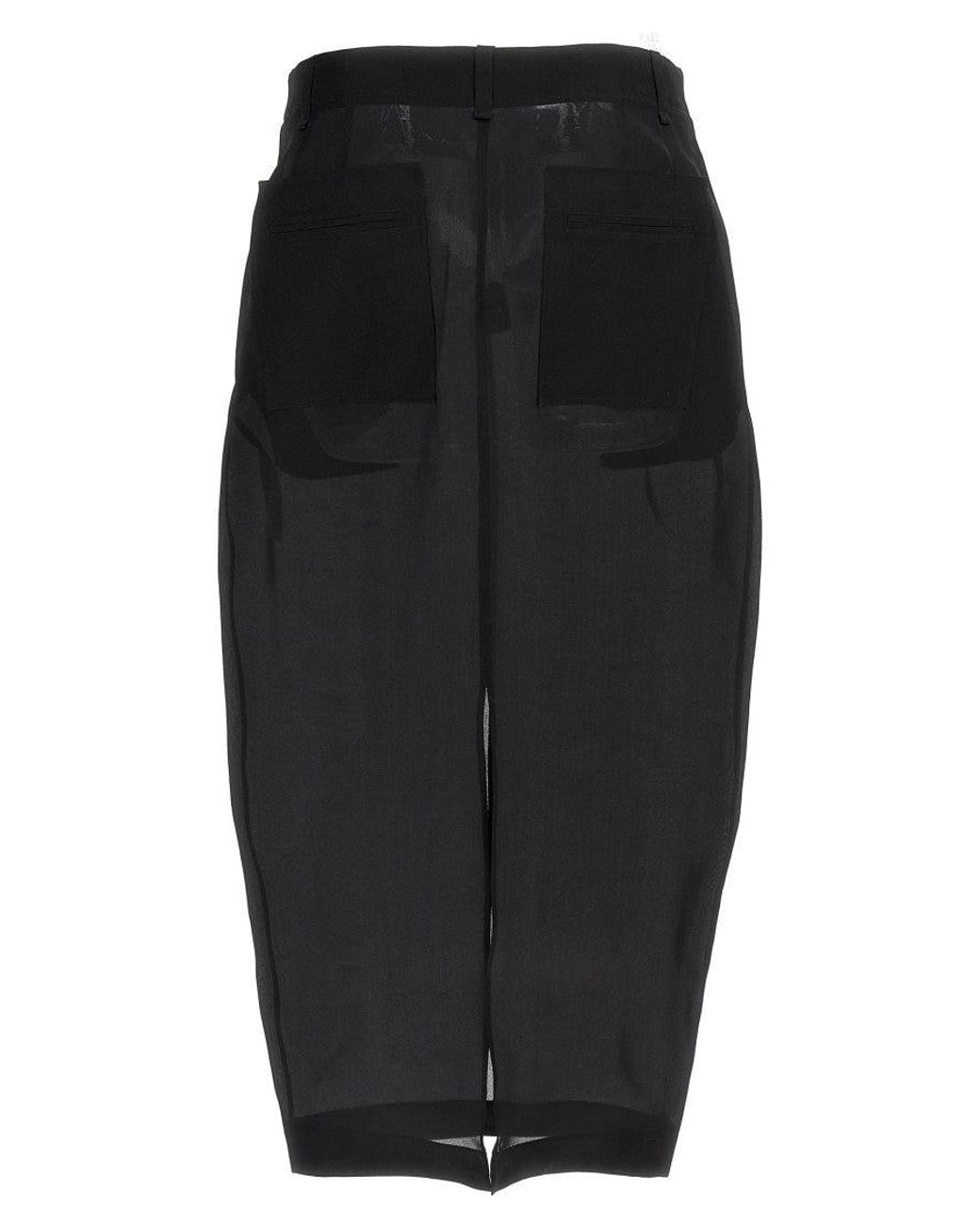 Khaite Black 'Lucian' Skirt