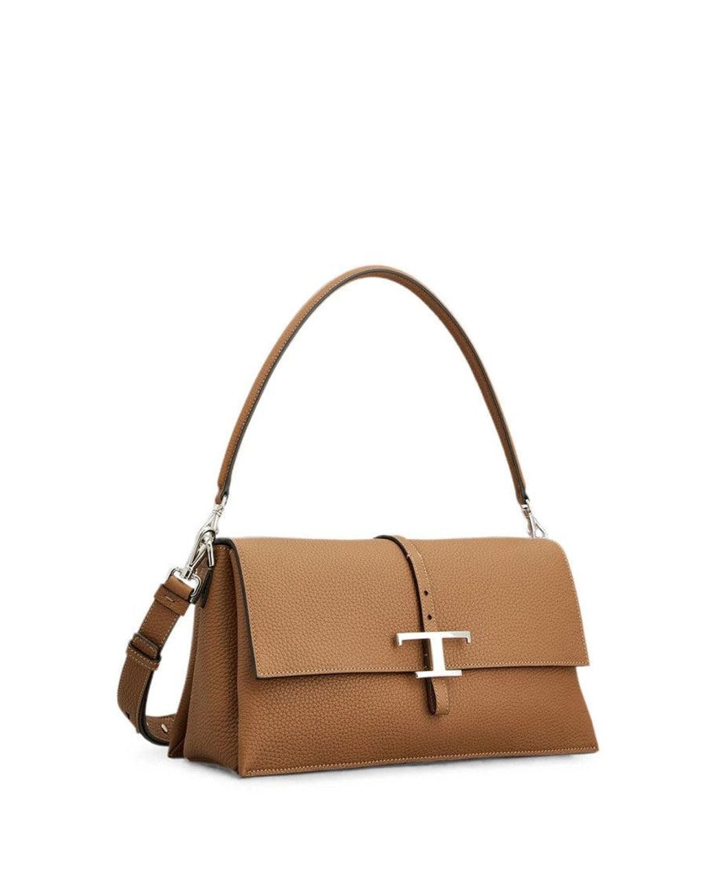 Tod's Metallic T Timeless Small Shoulder Bag