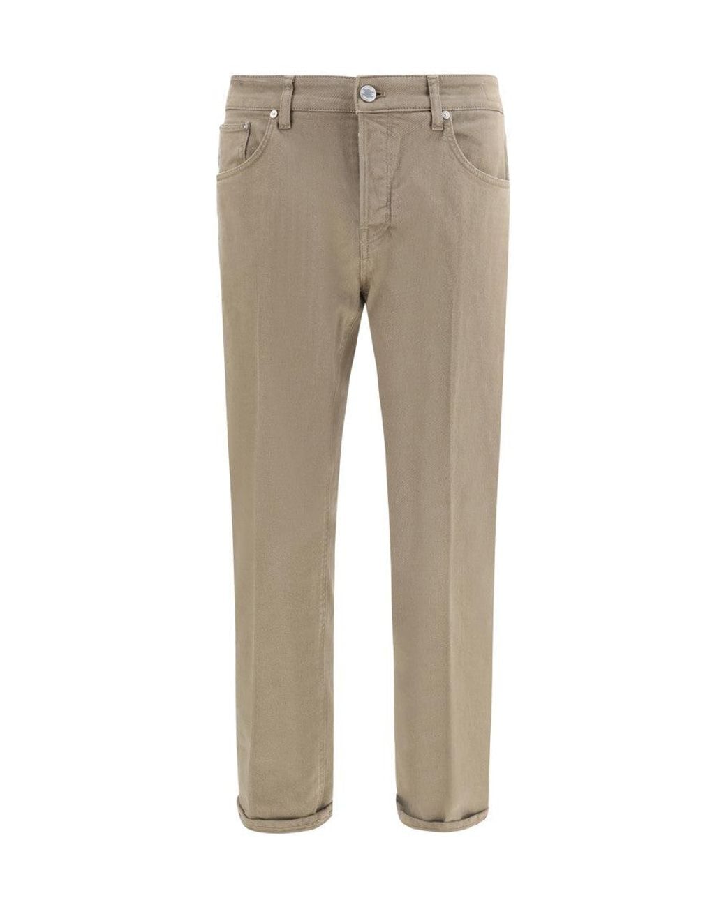 PT Torino Gray Mid Rise Jeans for men