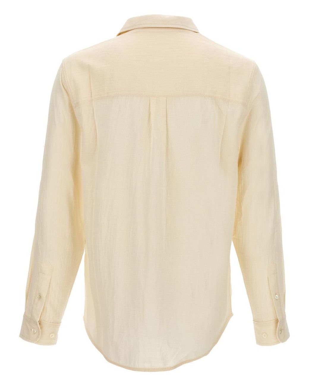Séfr White Off Pocket Shirt for men