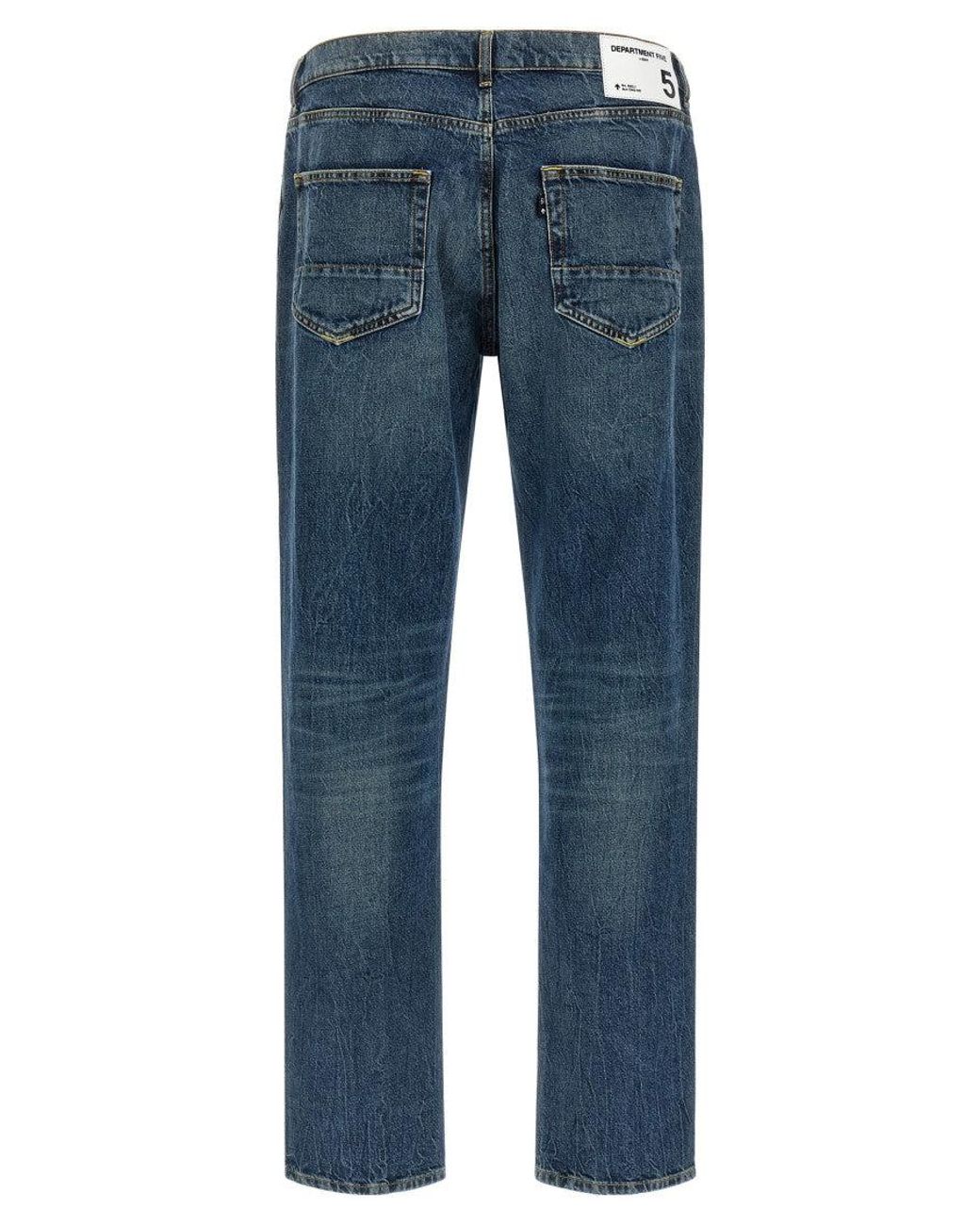 Department 5 Blue Denim Jeans for men