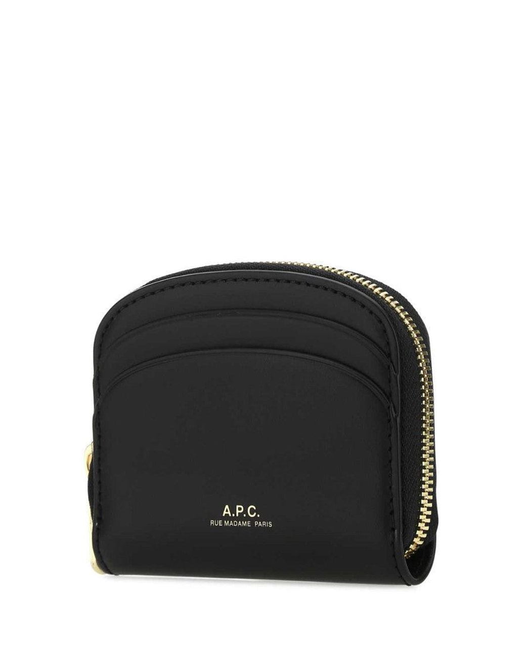 A.P.C. Black Logo Wallet