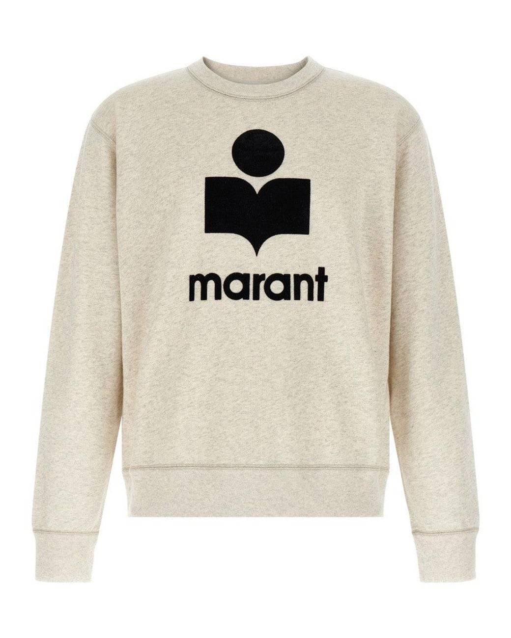 Isabel Marant White Logo Sweatshirt for men
