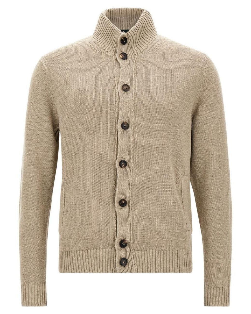 Zanone Natural 'Chioto' Cardigan for men