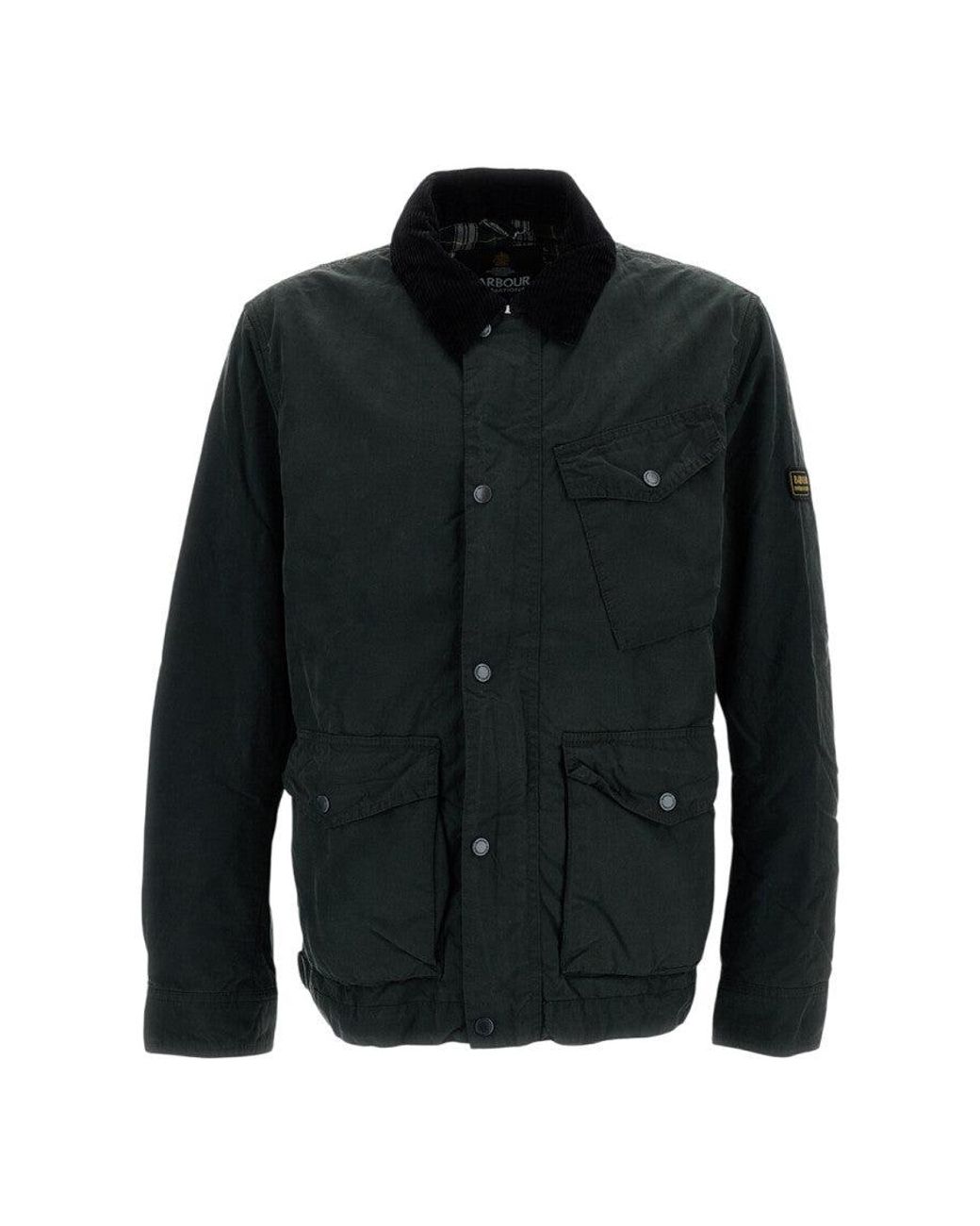 Barbour Black Shirt Collar Jacket for men