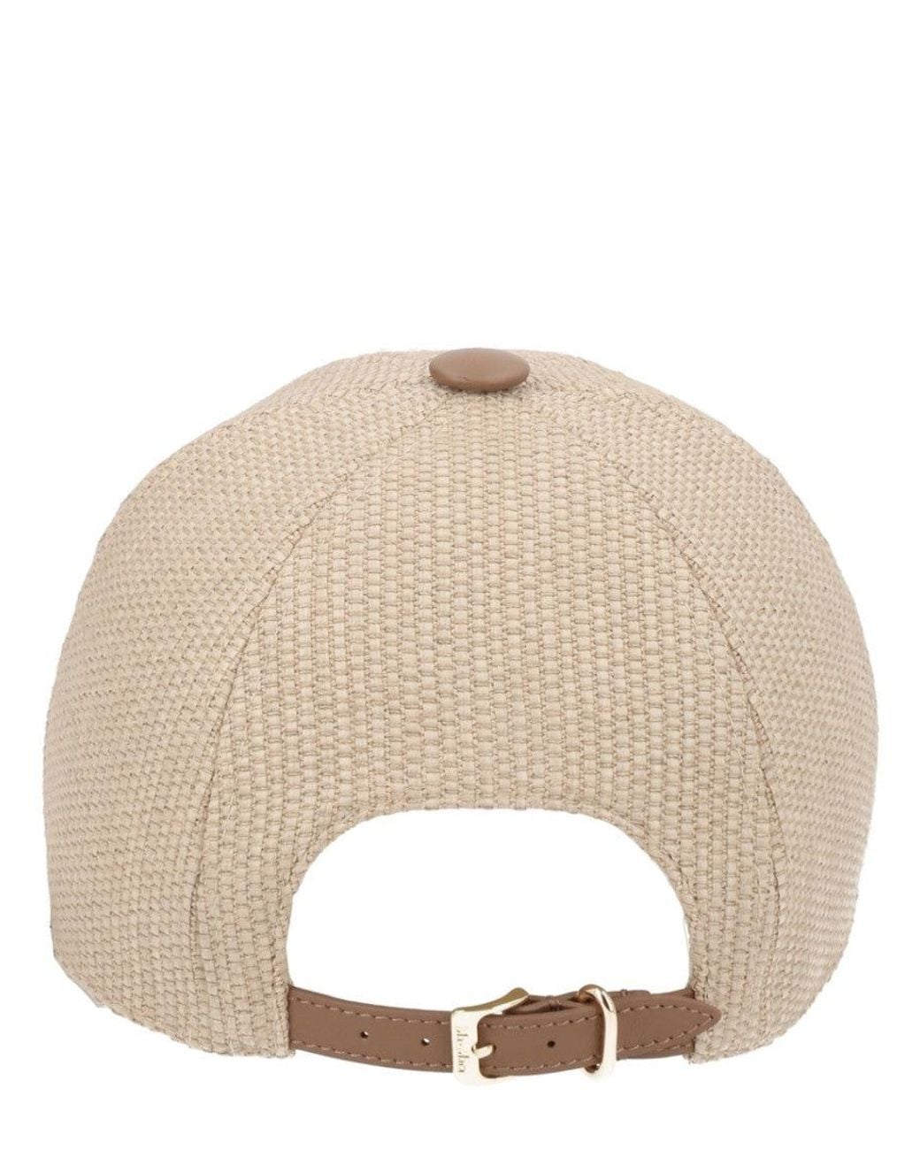 Max Mara Natural Logo Baseball Cap