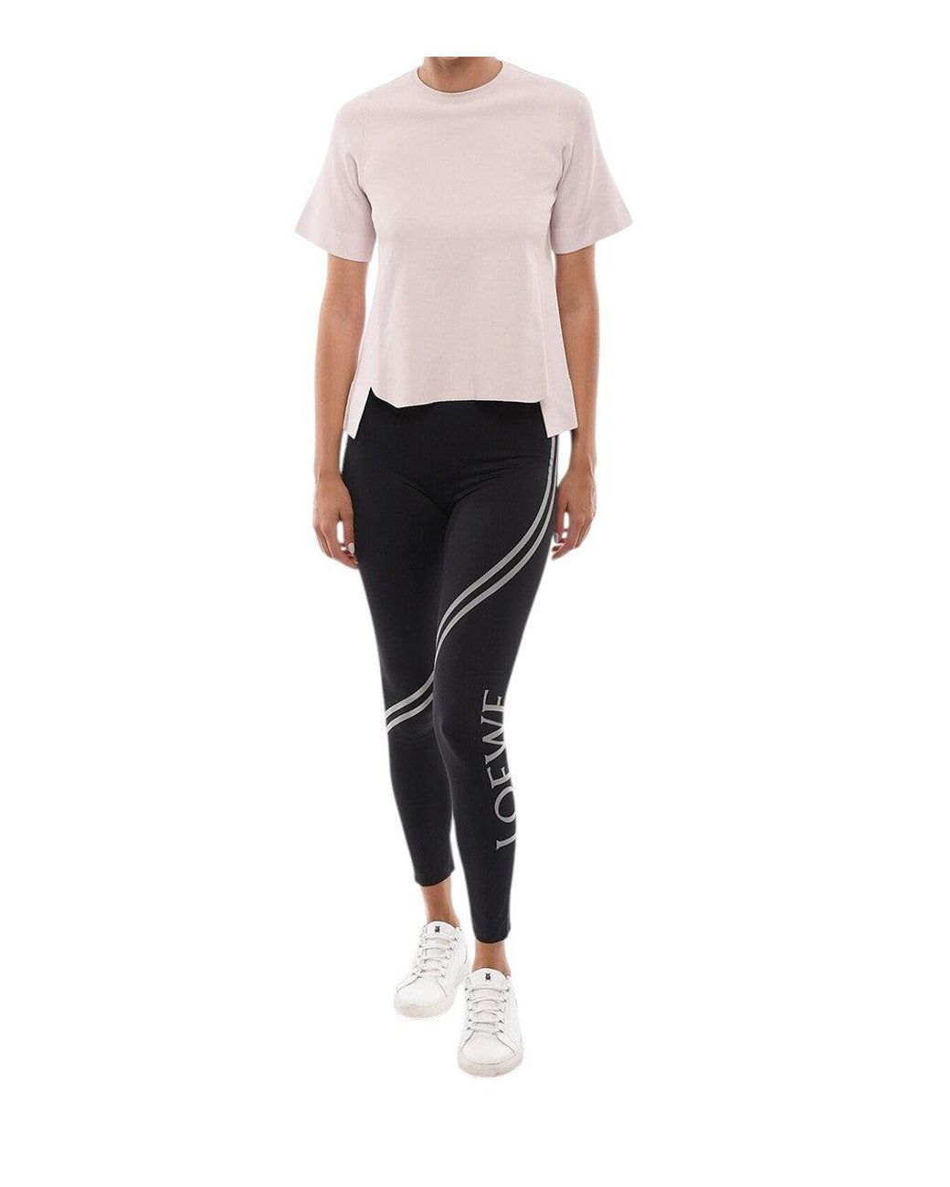 Stella McCartney White Solid Crew Neck T-Shirt