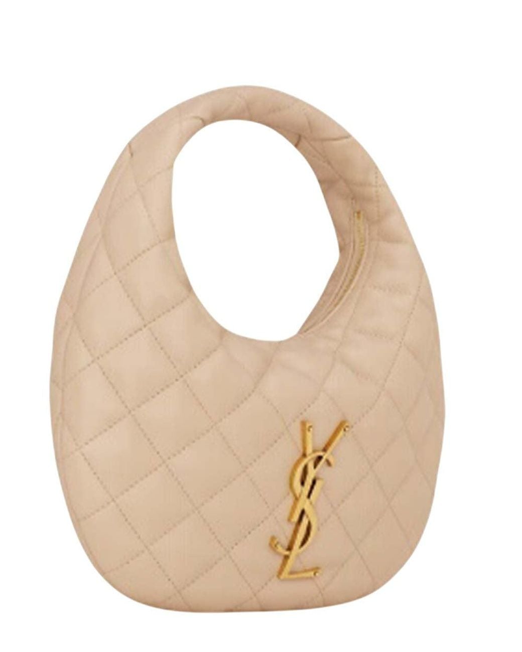 Saint Laurent Natural Icarino Small Hobo