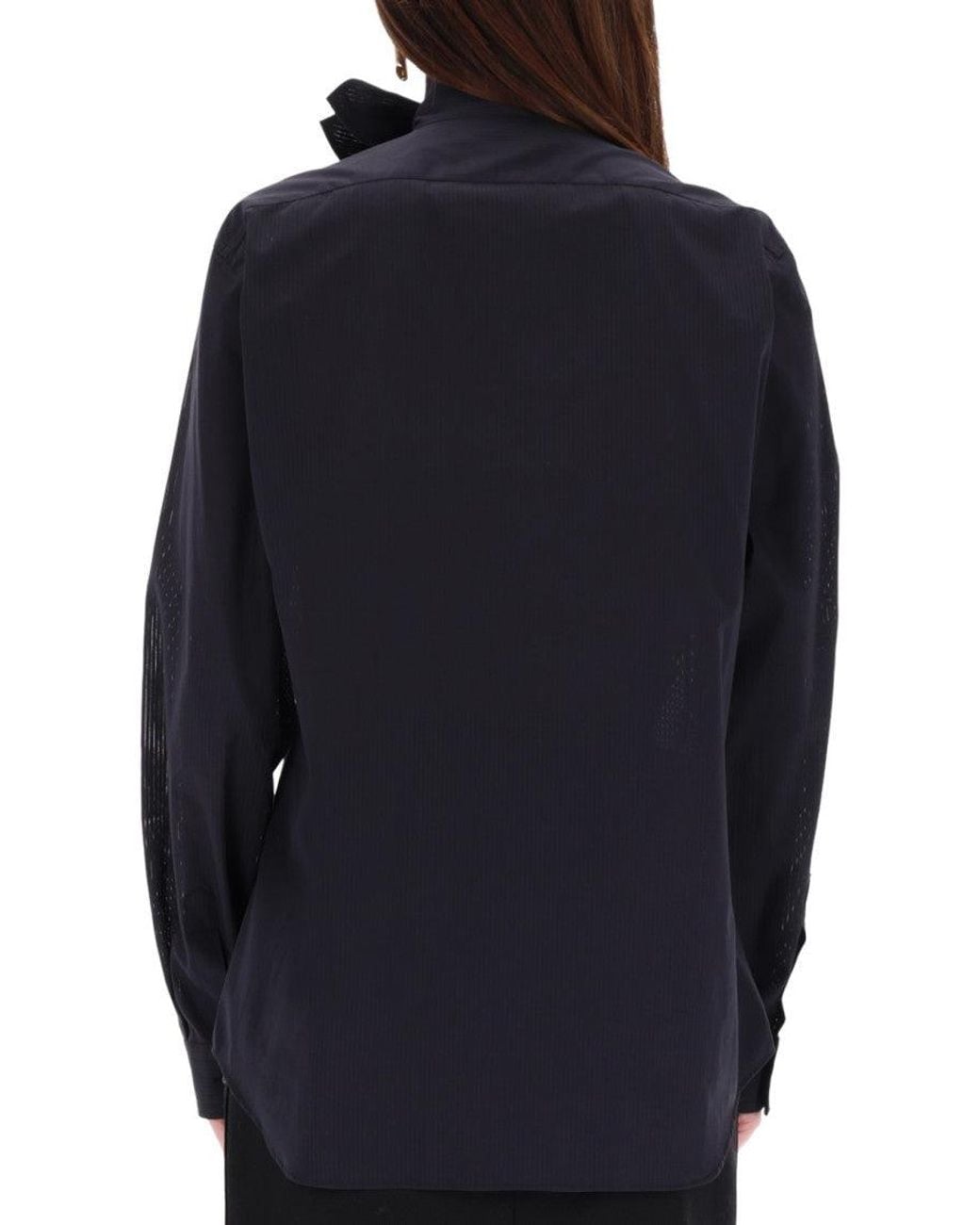 Moschino Blue Regular Jacquard Shirt