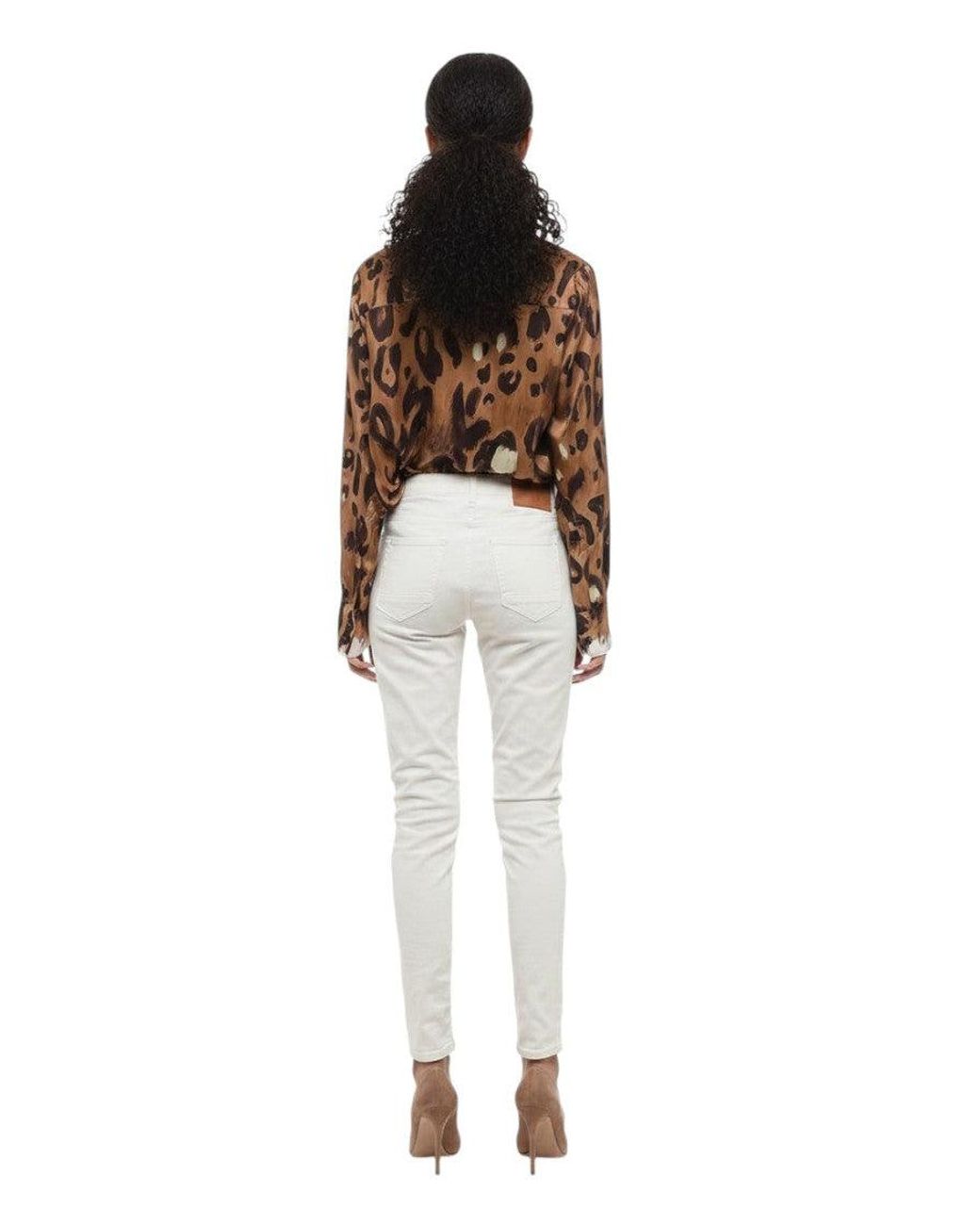 Woolrich White Skinny Mid Rise Jeans