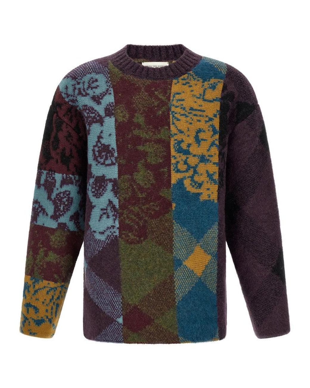 Dries Van Noten Blue 'Matadi' Sweater for men