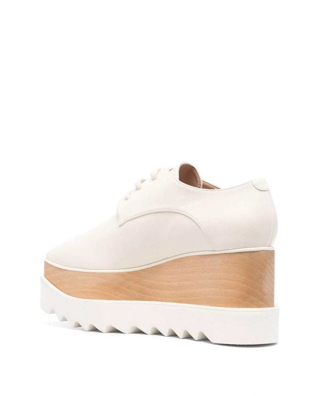 Stella McCartney Natural Elyse Platform Sneakers