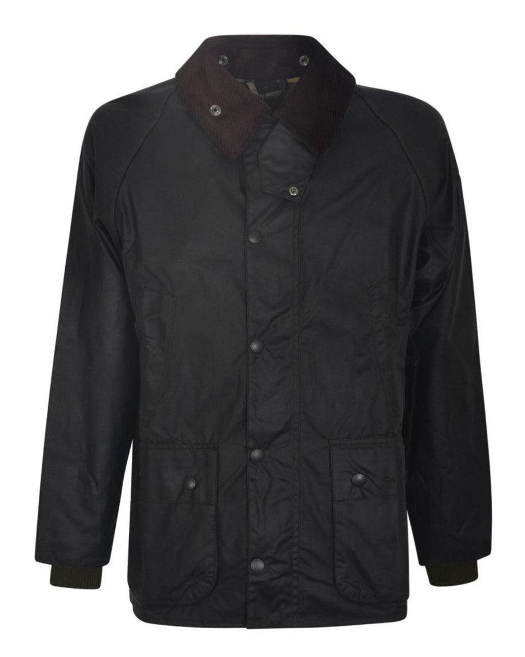 Barbour Black Dark Multiple-Pocket Jacket for men