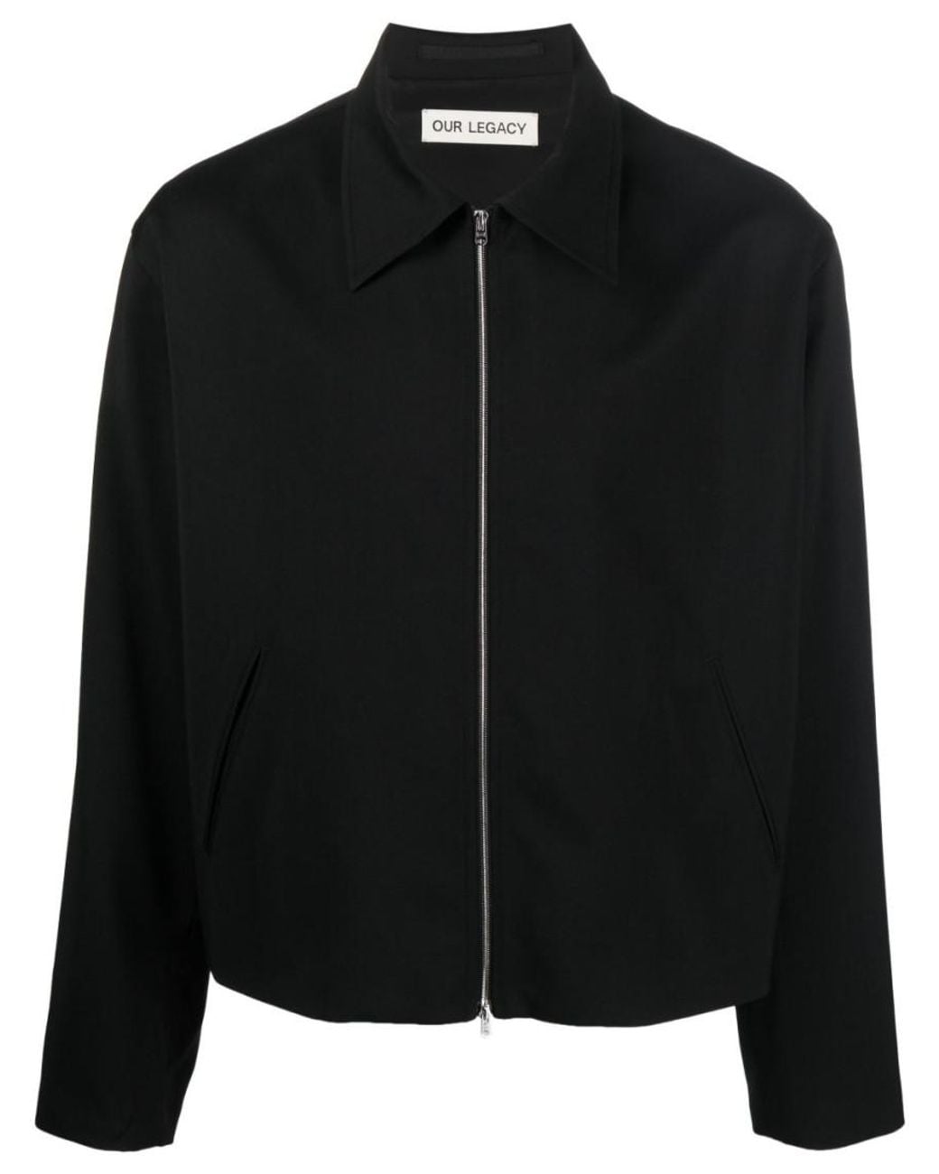 Our Legacy Black Mini Virgin Wool Blouson Jacket