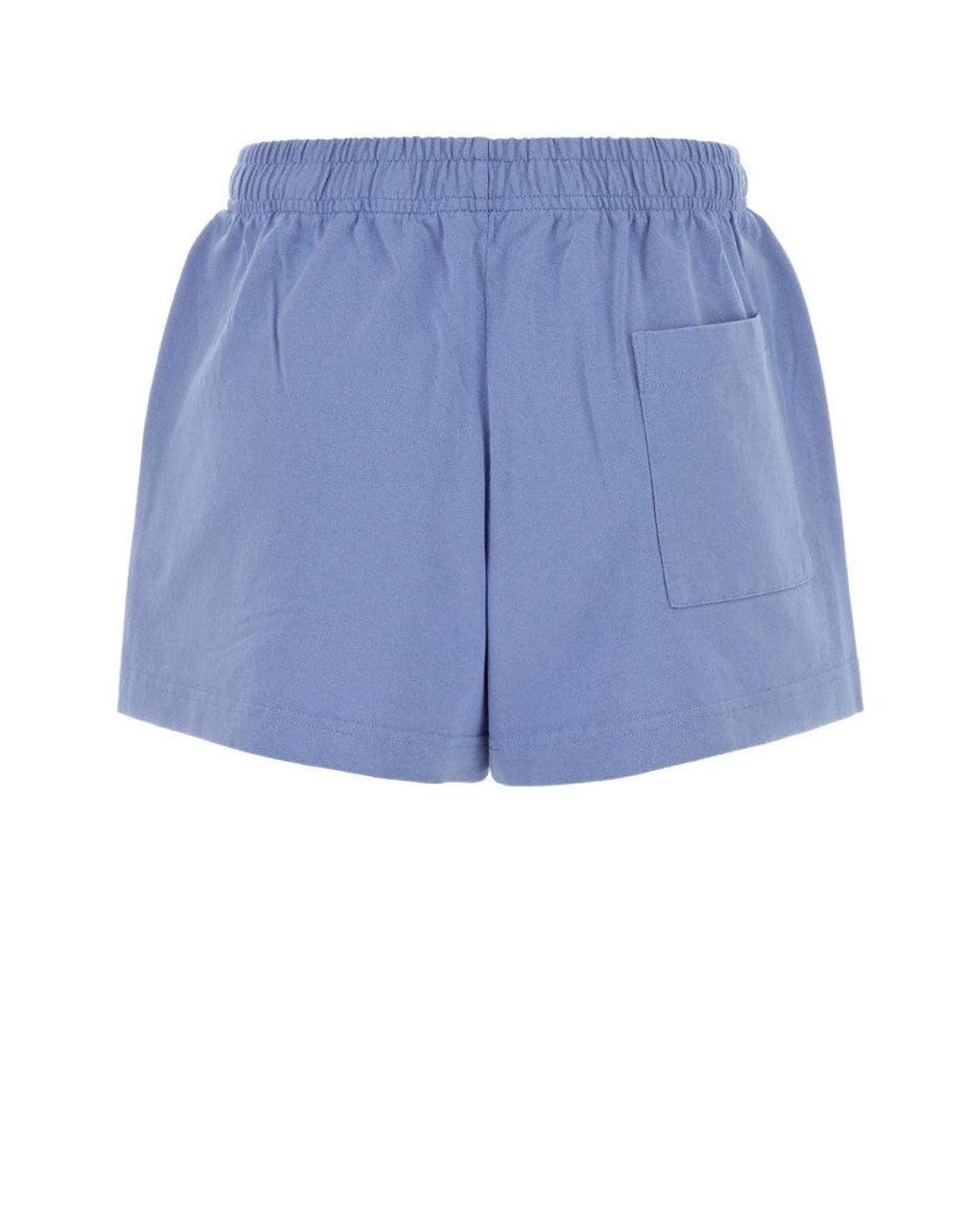 Sporty & Rich Blue Light Logo Short