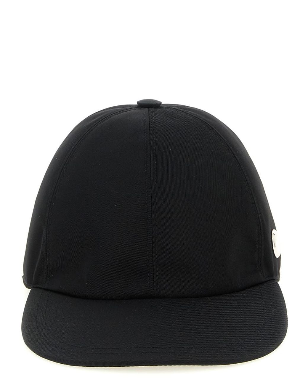 Stella McCartney Black Logo Baseball Hat
