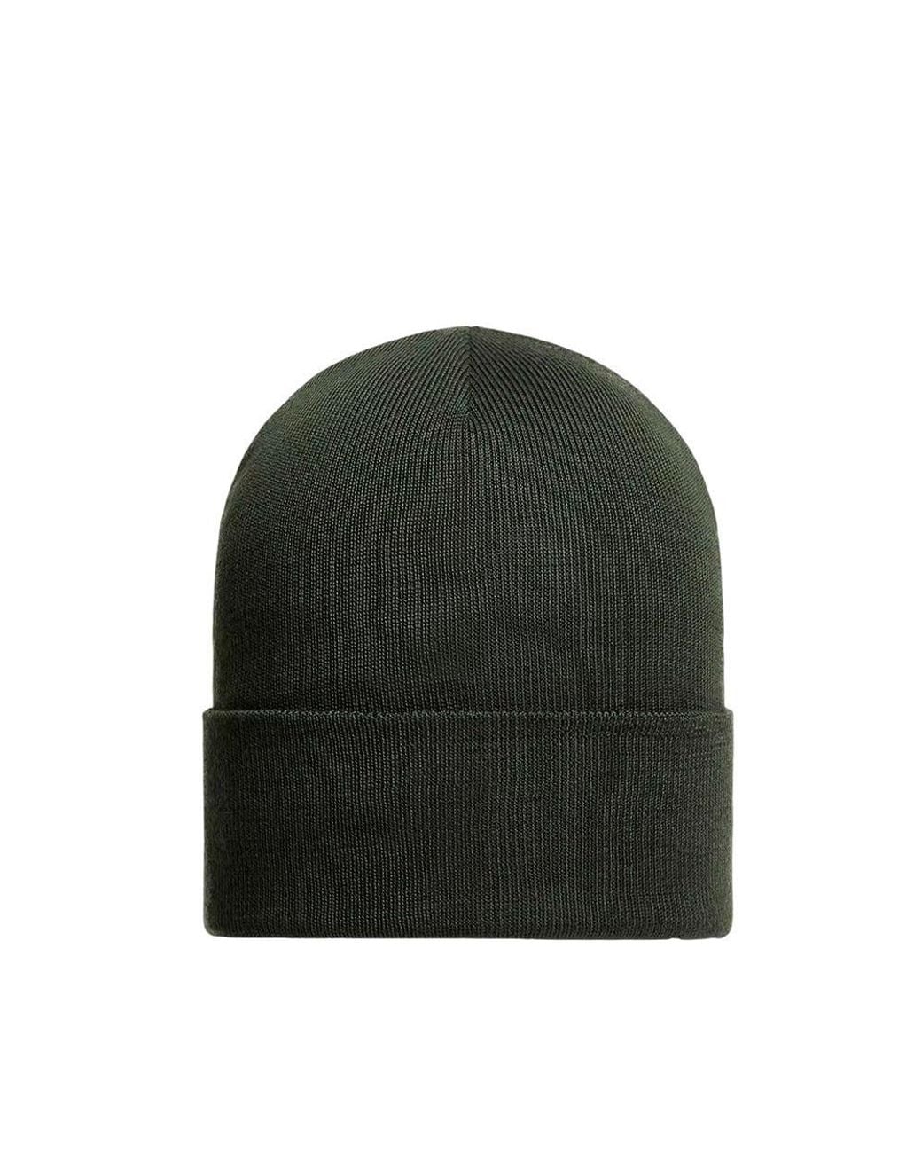 Moncler Green Logo Beanie Cap for men