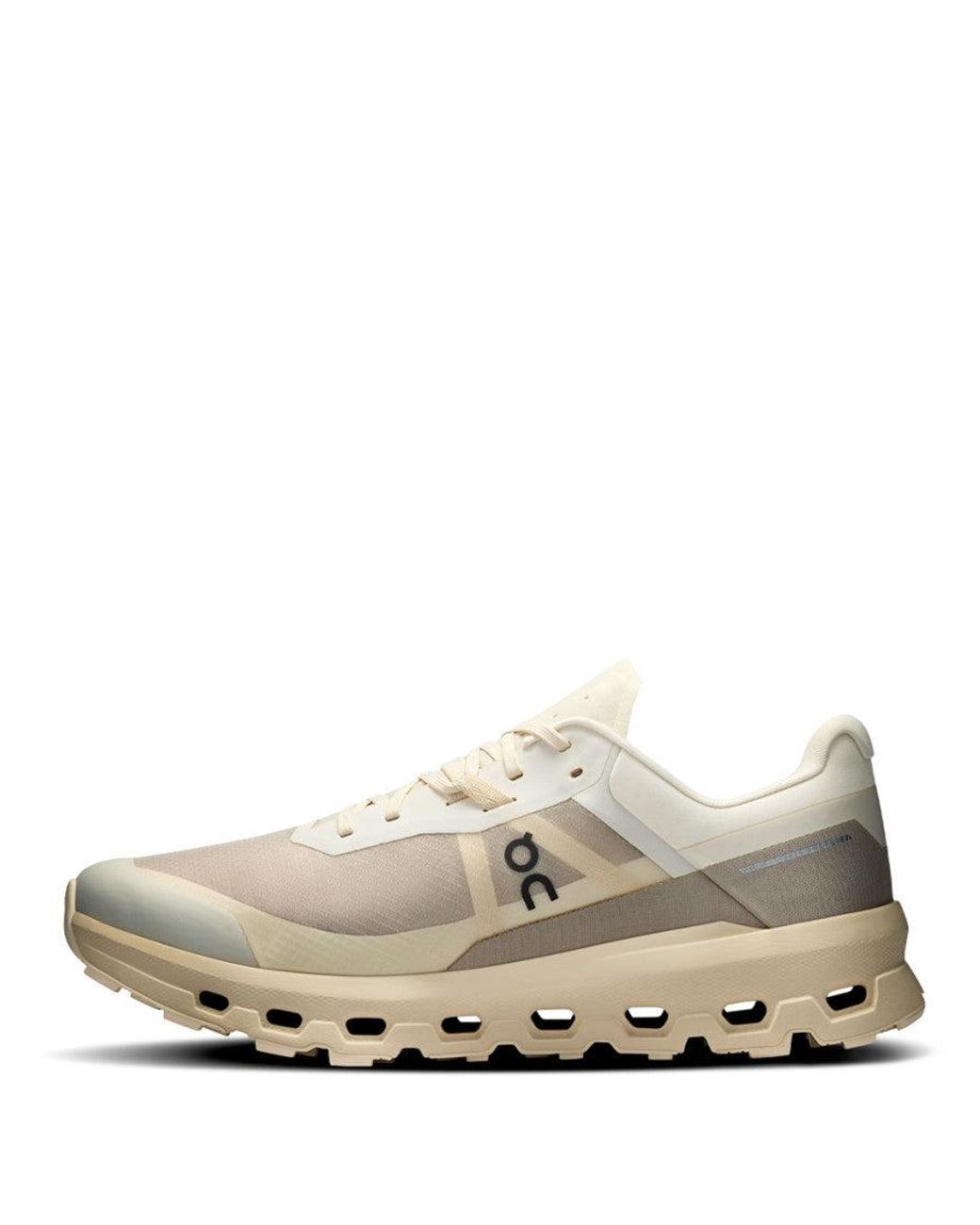 On Shoes White Color Block Sneakers for men